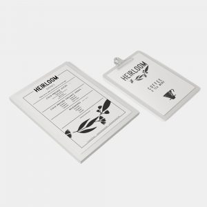 Menu & Catalogue 5 Heirloom menu