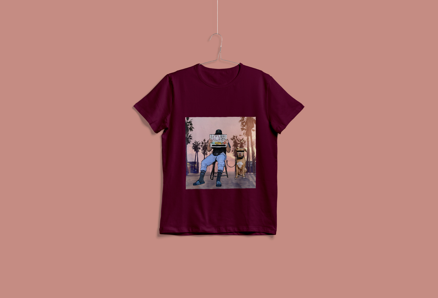 Cafe Branding 3 Heirloom tee dog